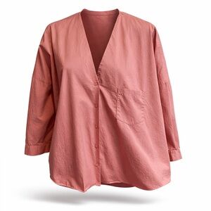 COS oversized boxy button down shirt